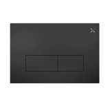 Crosswater MPRO Matt Black Dual Flush Plate